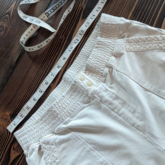 Anthropologie cream joggers - Picture 7 of 9